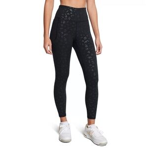 Under Armour motion gloss Black High-Waisted Leggings for Cheetah print